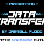 Data Transfer Font - Featured Image