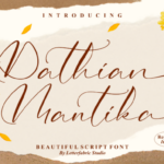 Dathian Mantika Font - Featured Image