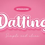 Datting Font - Featured Image