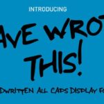 Dave Wrote This Font - Featured Image
