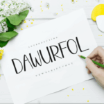 Dawurfol Font - Featured Image