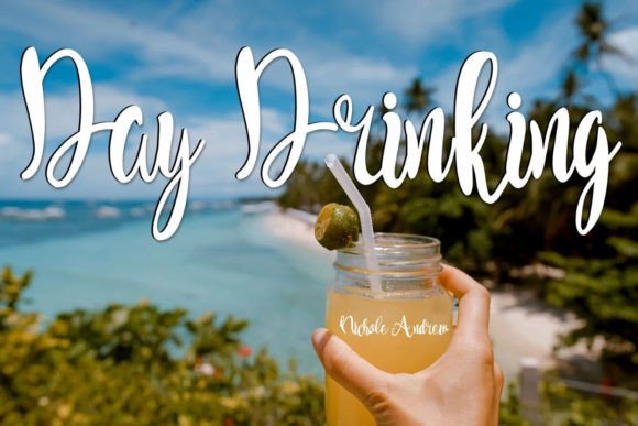 Day Drinking Font - Featured Image