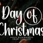 Day of Christmas Font - Featured Image