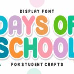 Days of School Font - Featured Image
