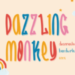 Dazzling Monkey Font - Featured Image