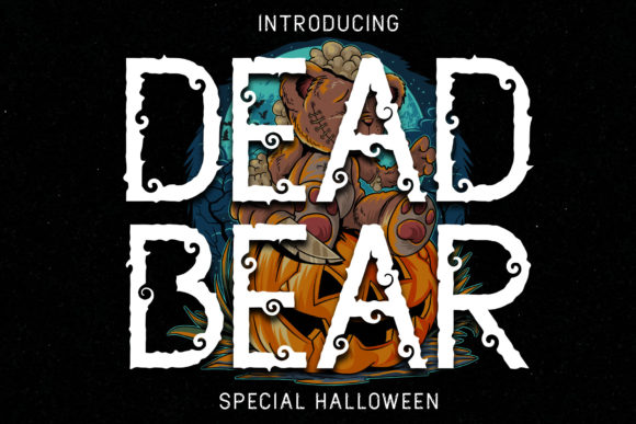 Dead Bear Font - Featured Image