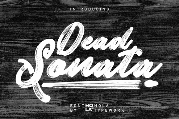 Dead Sonata Font - Featured Image