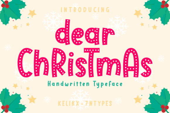 Dear Christmas Font - Featured Image
