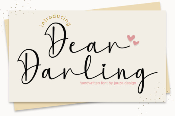 Dear Darling Font - Featured Image