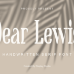 Dear Lewis Font - Featured Image
