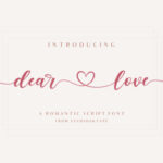 Dear Love Font - Featured Image