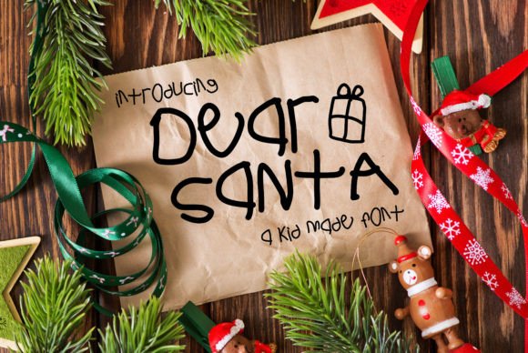 Dear Santa Font - Featured Image