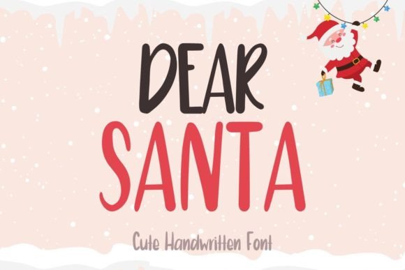 Dear Santa Font - Featured Image