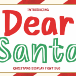 Dear Santa Font - Featured Image