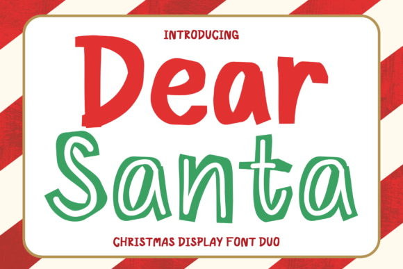 Dear Santa Font - Featured Image