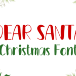Dear Santa Font - Featured Image