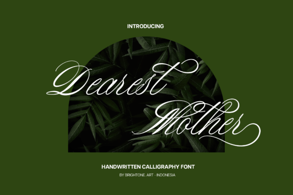 Dearest Mother Font - Featured Image