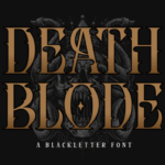 Death Blode Font - Featured Image
