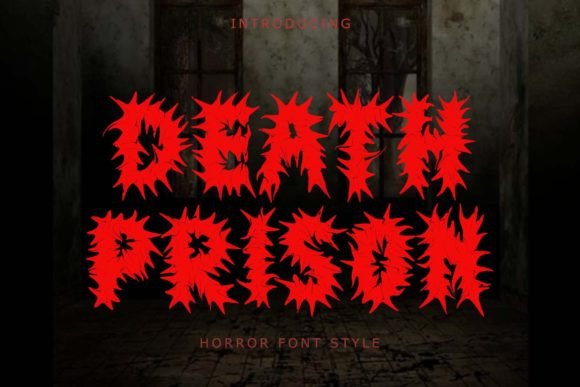 Death Prison Font - Featured Image