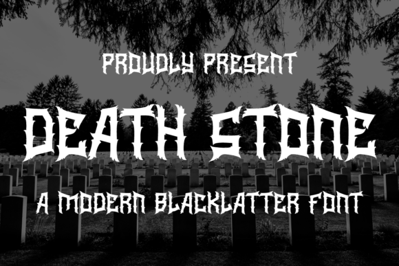 Death Stone Font - Featured Image