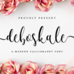 Deboskale Script Font - Featured Image