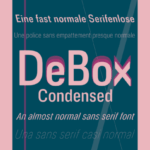 Debox Condensed Font - Featured Image