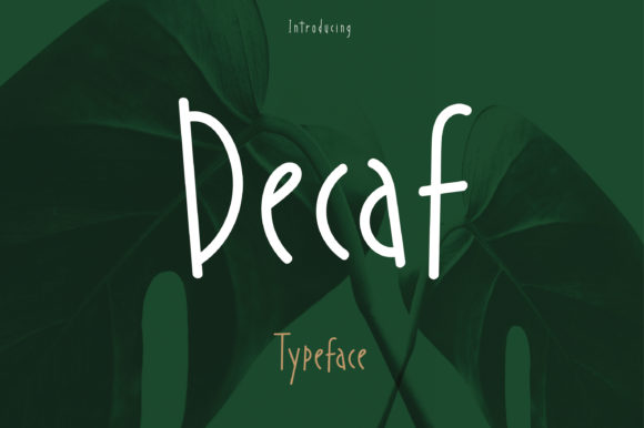 Decaf Font - Featured Image