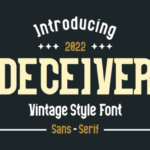 Deceiver Font - Featured Image