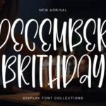 December Brithday Font - Featured Image