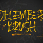 December Brush Font - Featured Image