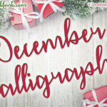 December Calligraphy Font - Featured Image