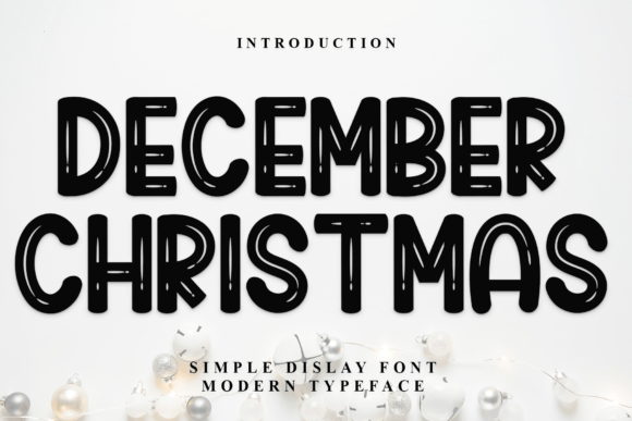 December Christmas Font - Featured Image