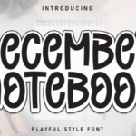 December Notebook Font - Featured Image