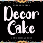 Decor Cake Font - Featured Image