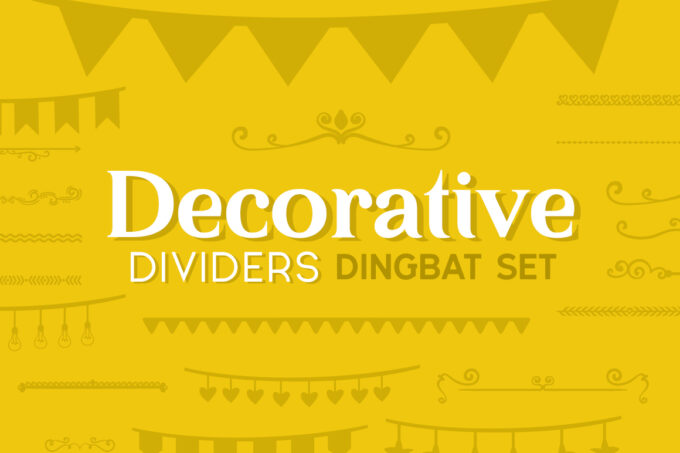 Decorative Dividers Dingbat Set Font - Featured Image