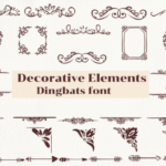 Decorative Elements Font - Featured Image