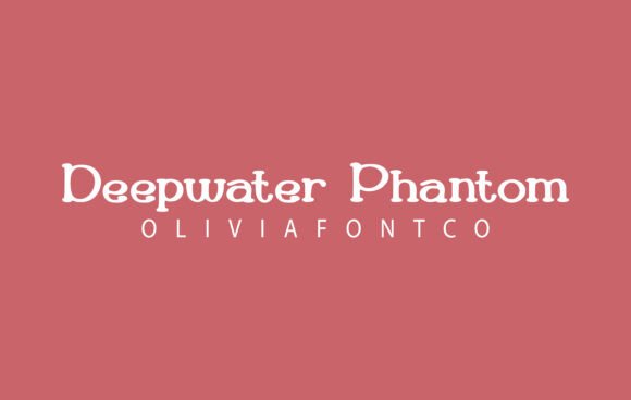 Deepwater Phantom Font - Featured Image