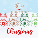 Deer Christmas Font - Featured Image