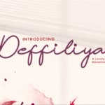 Deffiliya Font - Featured Image