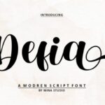 Defia Font - Featured Image