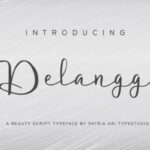 Delanggi Font - Featured Image