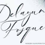 Delayuna Fosque Font - Featured Image