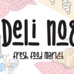 DeliNo8 Font - Featured Image