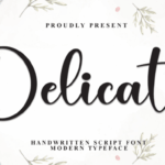 Delicate Font - Featured Image