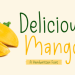 Delicious Mango Font - Featured Image