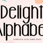 Delight Alphabet Font - Featured Image