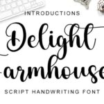 Delight Farmhouse Font - Featured Image