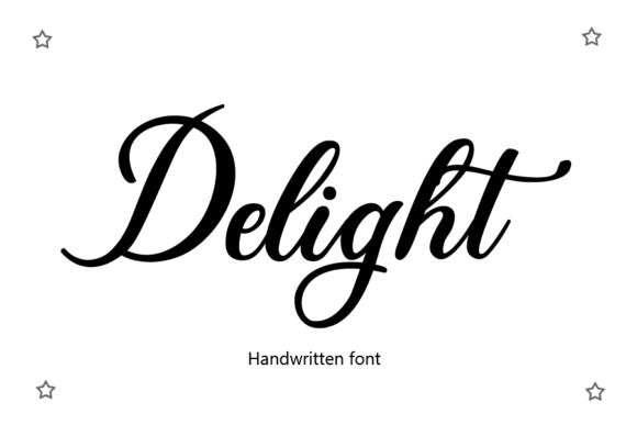 Delight Font - Featured Image