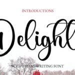 Delight Font - Featured Image