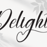 Delight Font - Featured Image